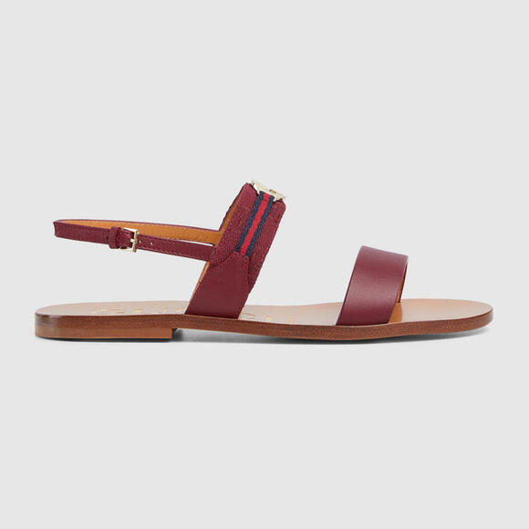 Gucci Interlocking G Web Sandals(PLEASE REQUEST YOUR SIZE FOR PURCHASING)